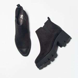 BC Footwear Fight for Your Right Black Ankle Platform Boots (Vegan!!)